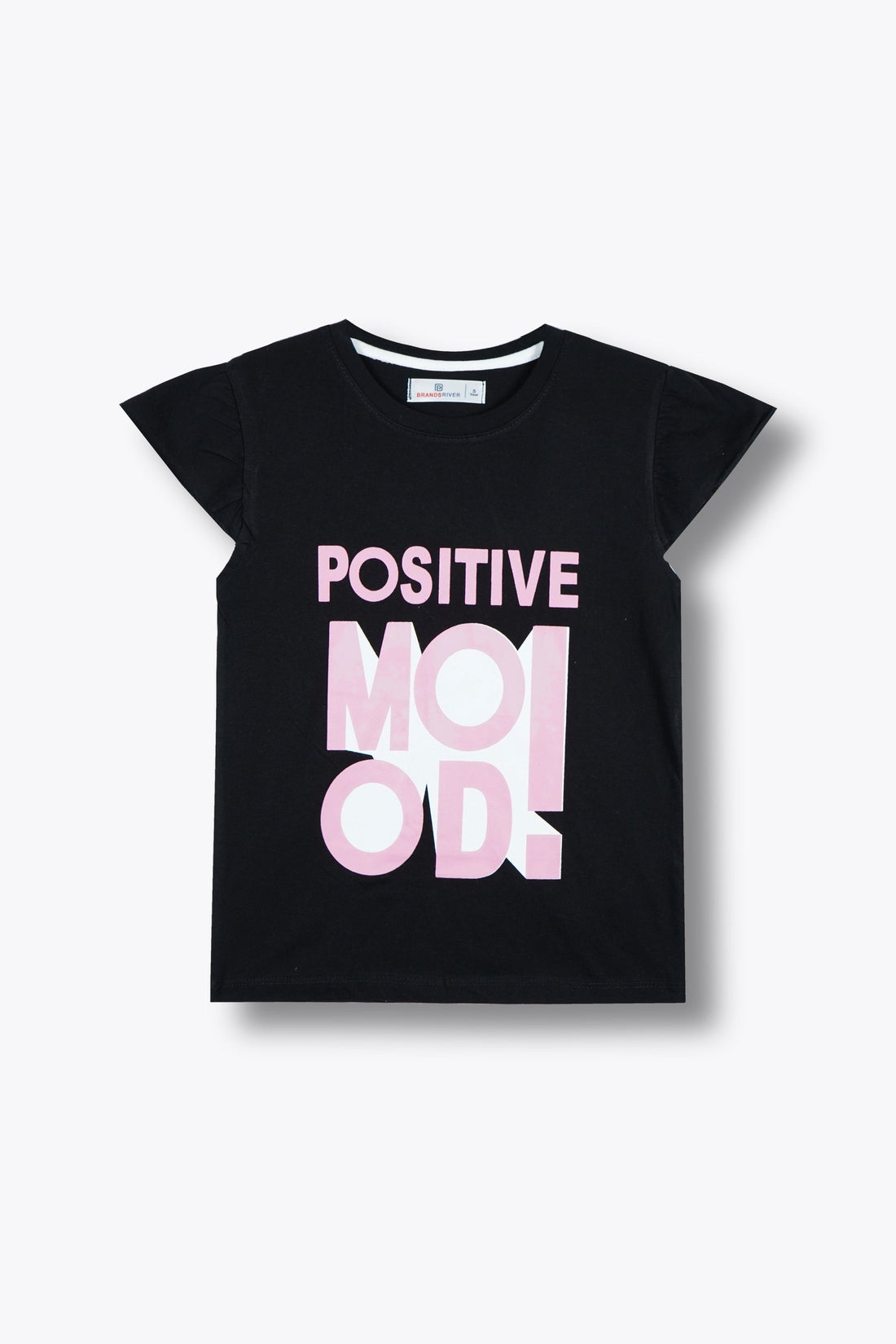 Premium Quality "Positive Mood" Printed Girls Summer Suit