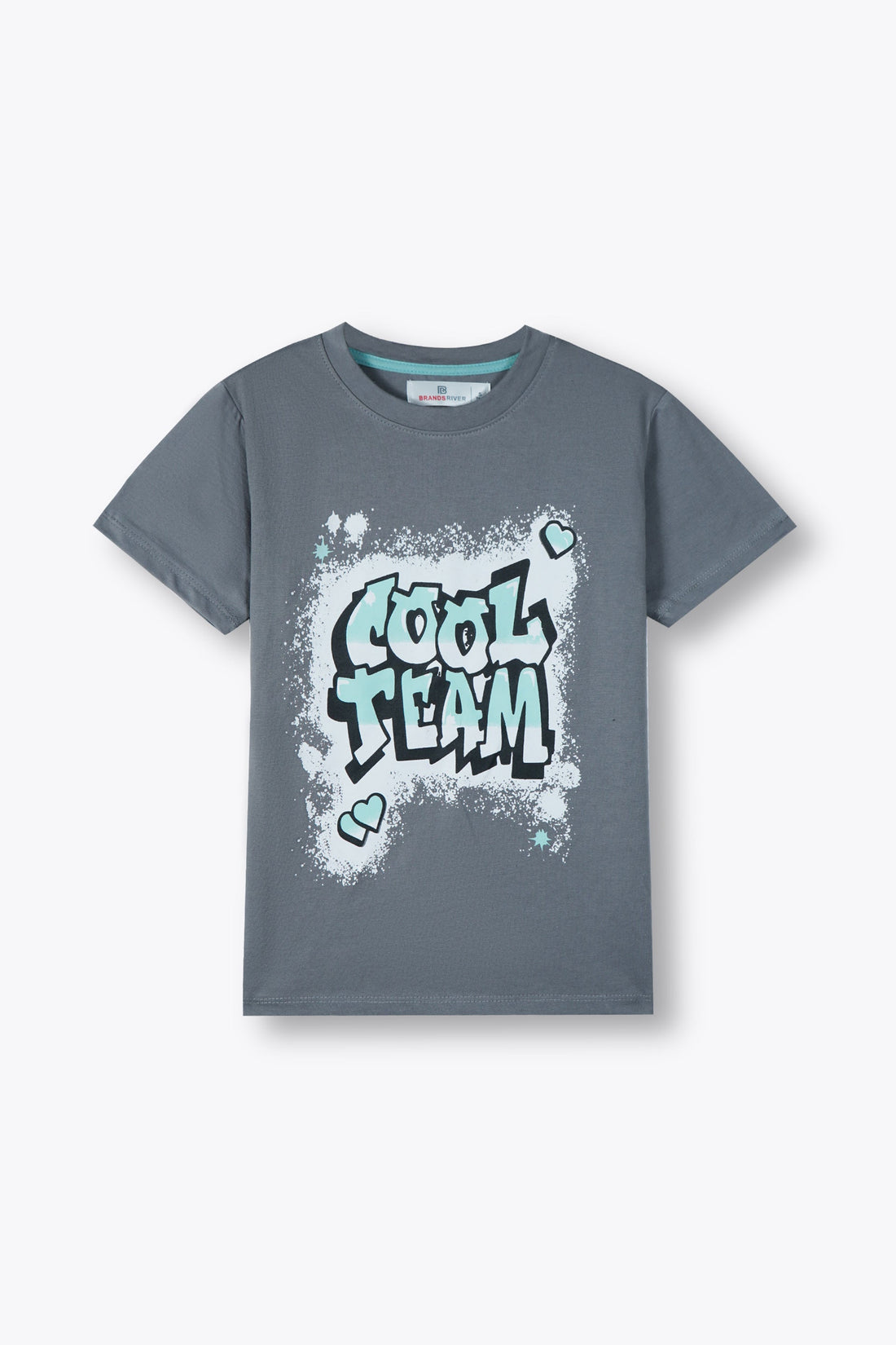 Premium Quality "Cool Team" Printed Girls Summer Suit