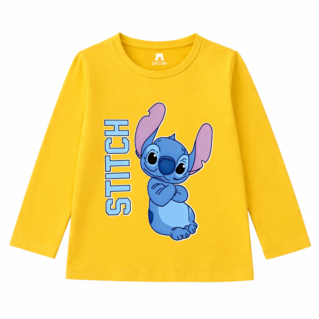 Stitch Yellow Summer Coord Set (2-Piece)