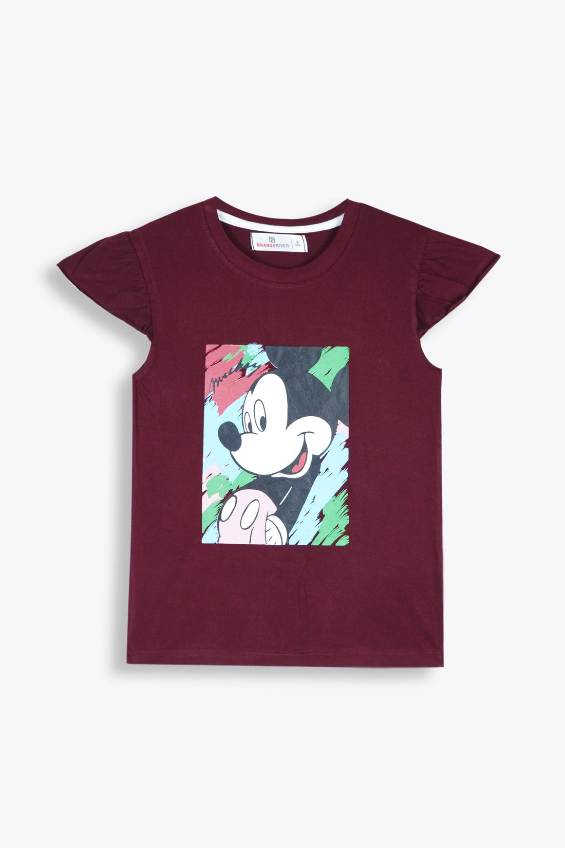 "Mickey Mouse" Printed Girls Summer Suit