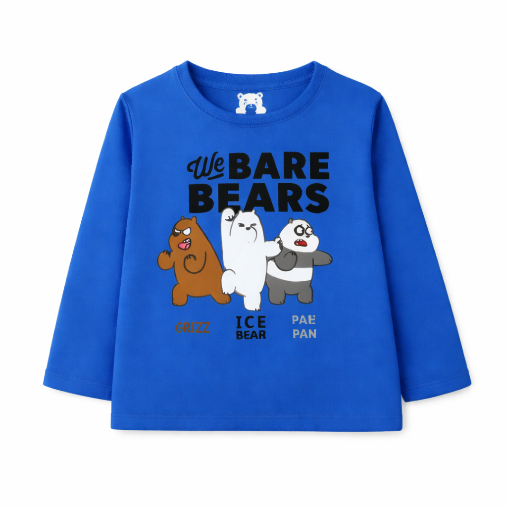 Blue Bare Bears Summer Coord Set (2-Piece)
