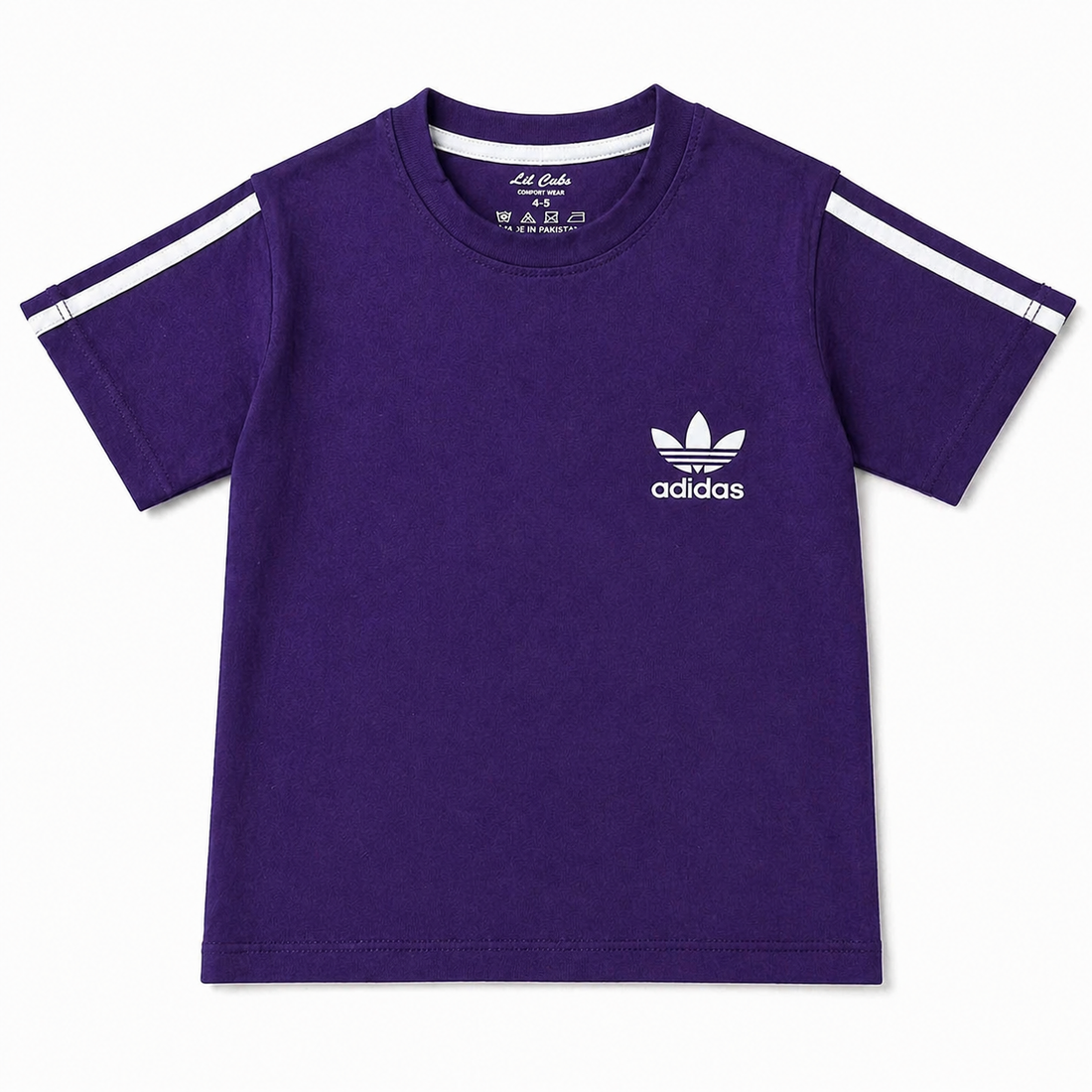 Boys Purple & Black Addidas Summer Coord Set (1 - 12 Years)