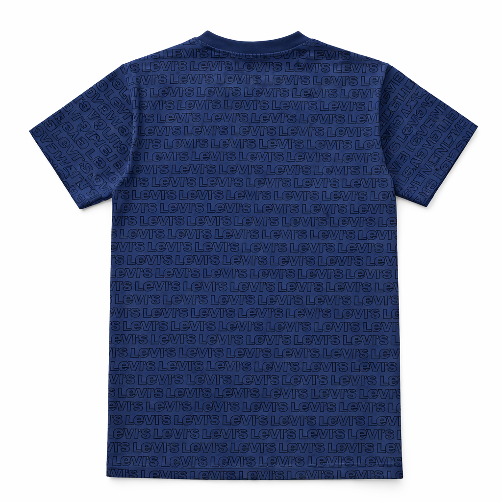 Navy Blue Levis T‑Shirt