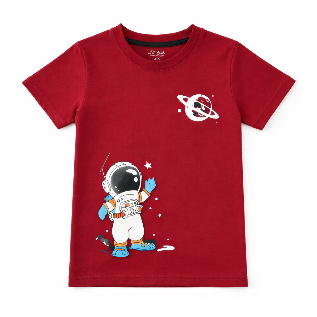 Boys Summer Coord Set with Astronaut Print for Ages 1-12