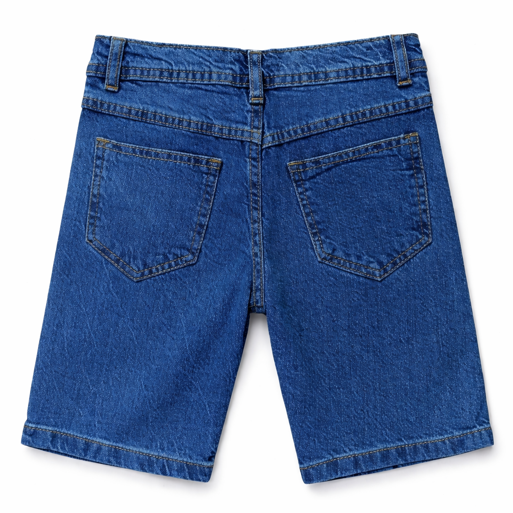 Boys Light Blue Shorts Denim Jeans