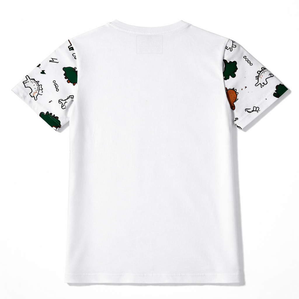 Dino Print Summer T-Shirt for Kids | Stylish & Comfortable | Available in Sizes 1–12 Years