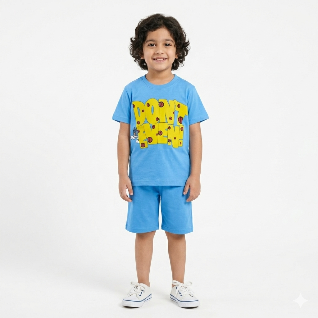 Sky Blue Summer Coord Set 2-Piece | Don't Even Print | Lil' Cubs