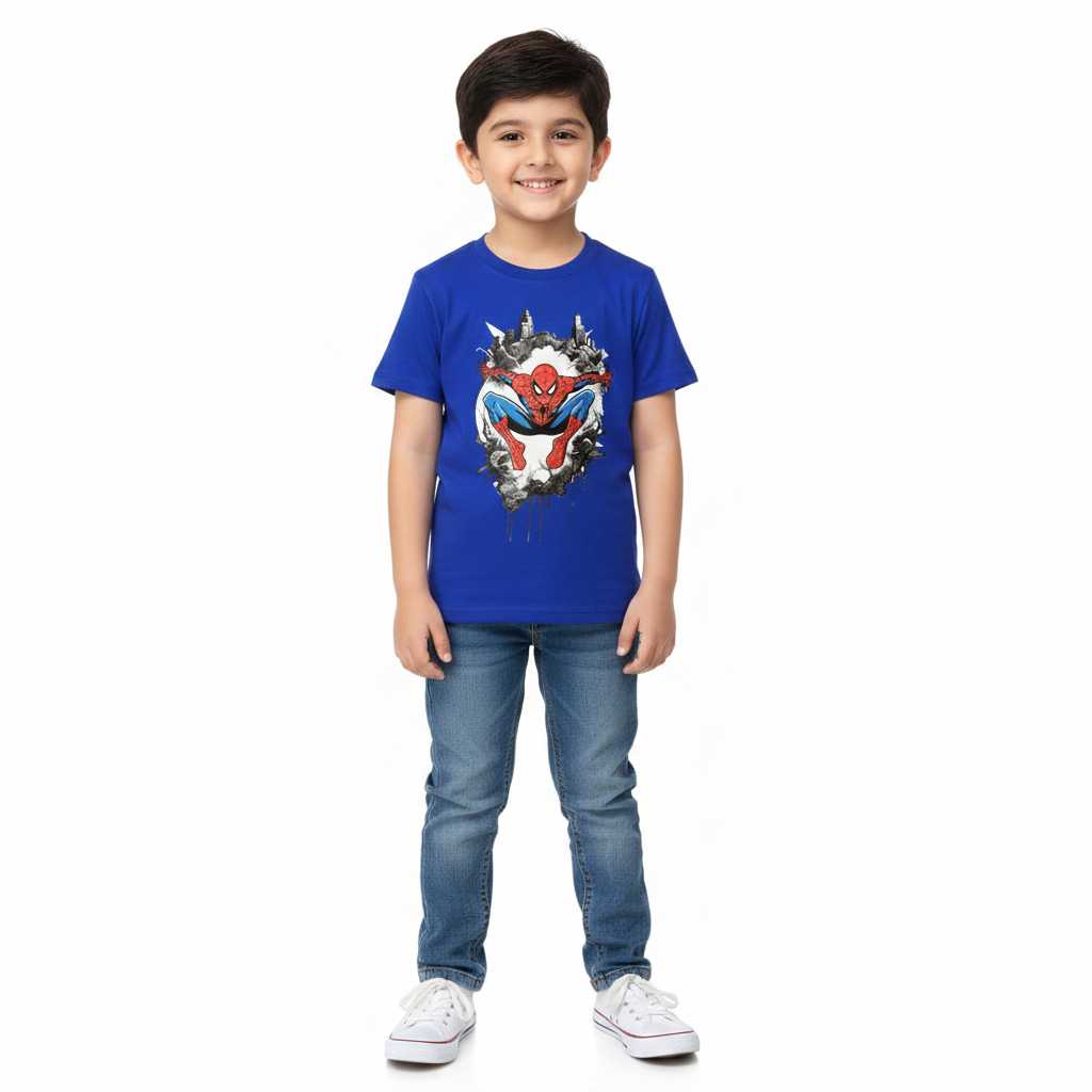 Spiderman Blue Summer T-Shirt