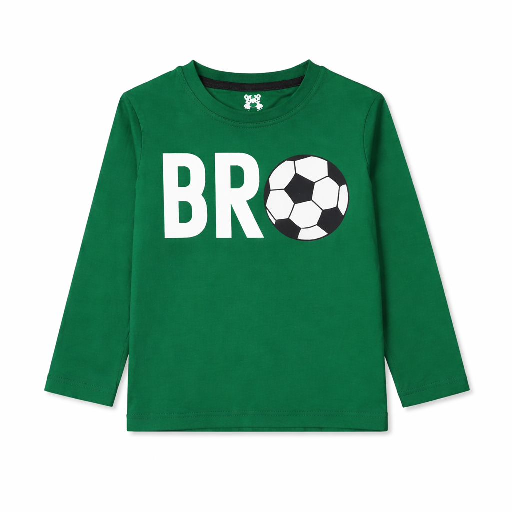 Green Bro Print Summer Coord Set (2-Piece)