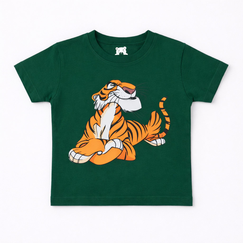 Green Jungle Book Shorts Summer Coord Set (2-Piece)