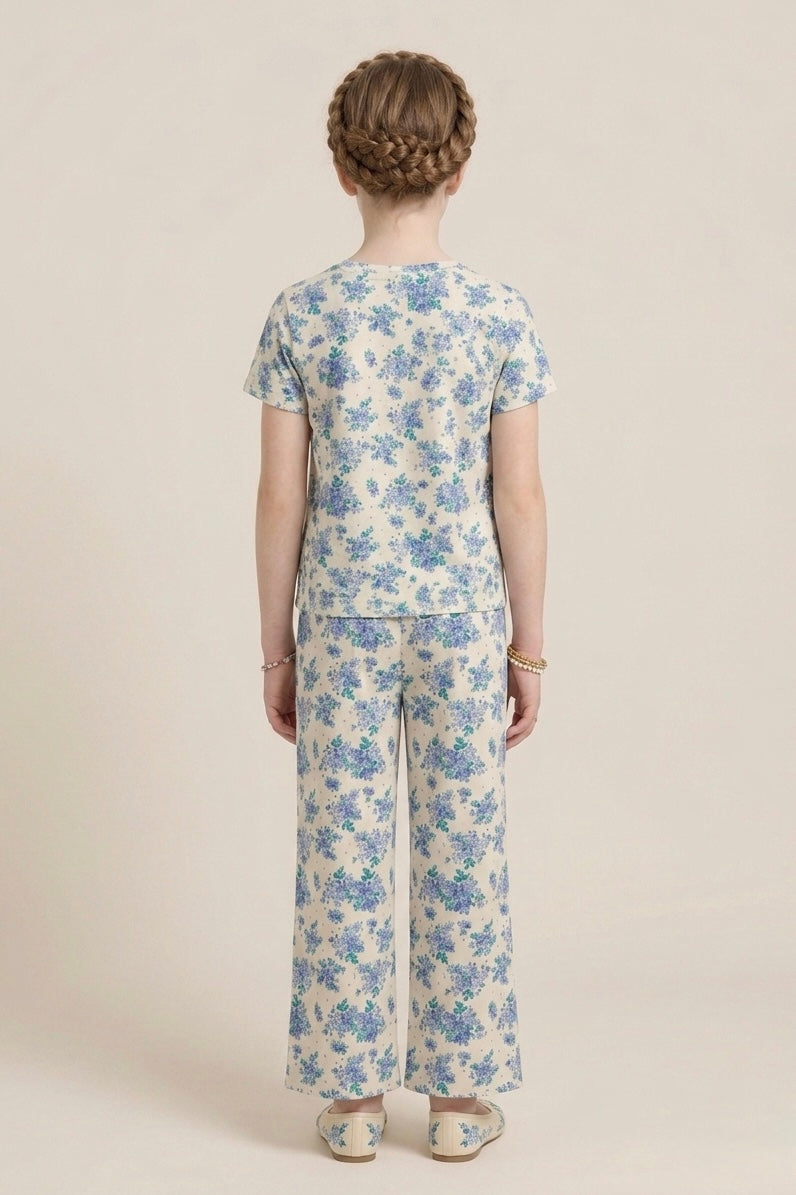 Girls Premium All-Over Printed Summer Suit