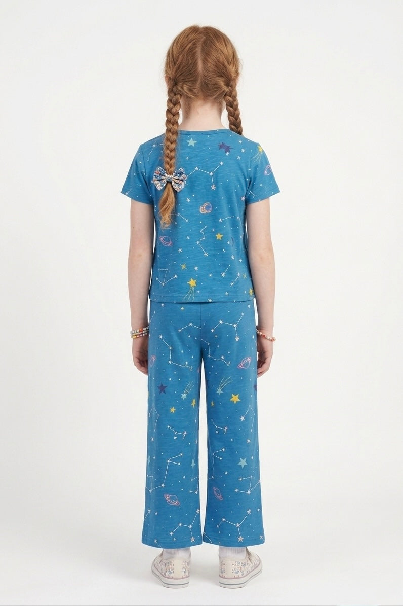 Girls Premium All-Over Printed Summer Suit