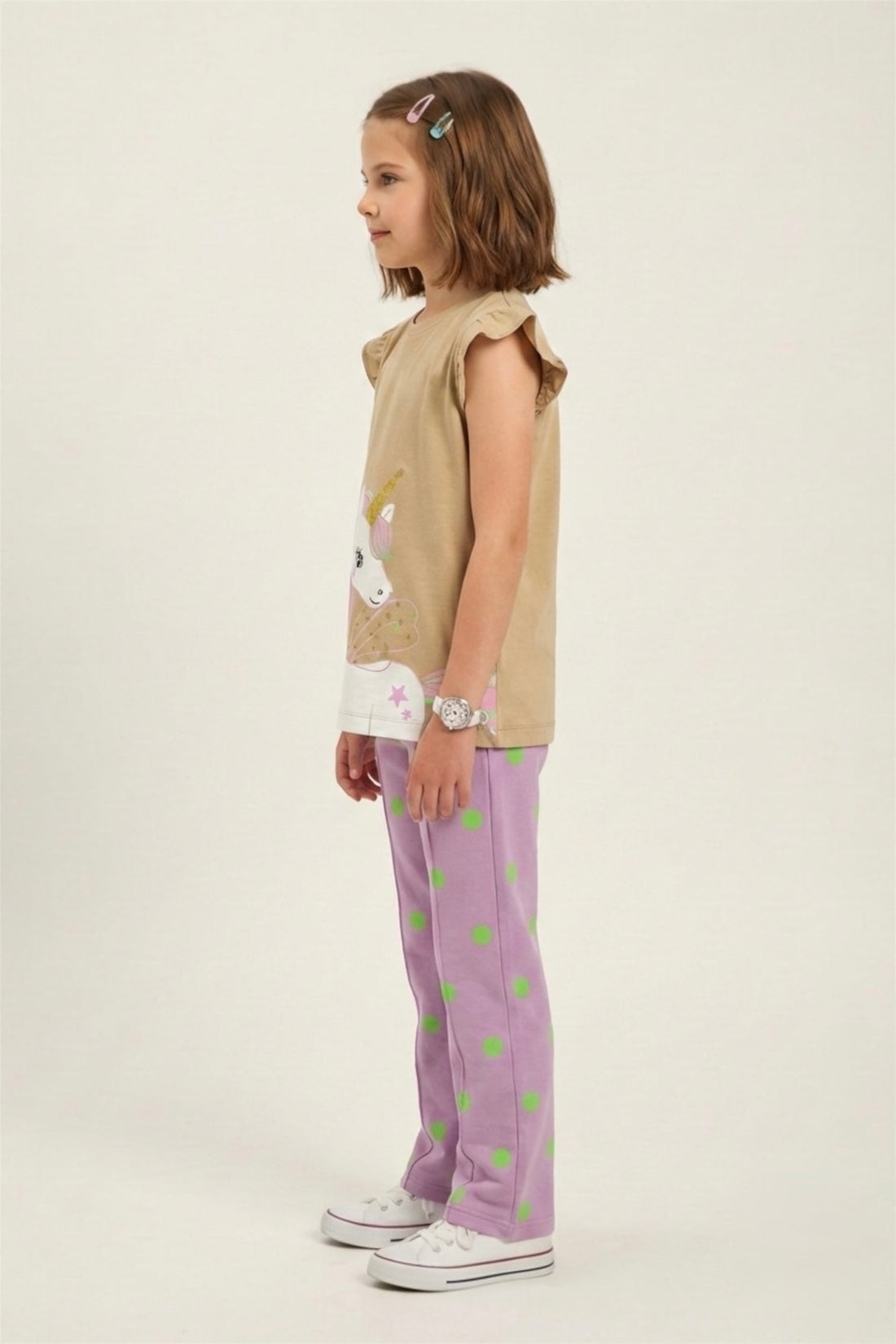Girls Premium Quality "Unicorn" Printed Summer Suit