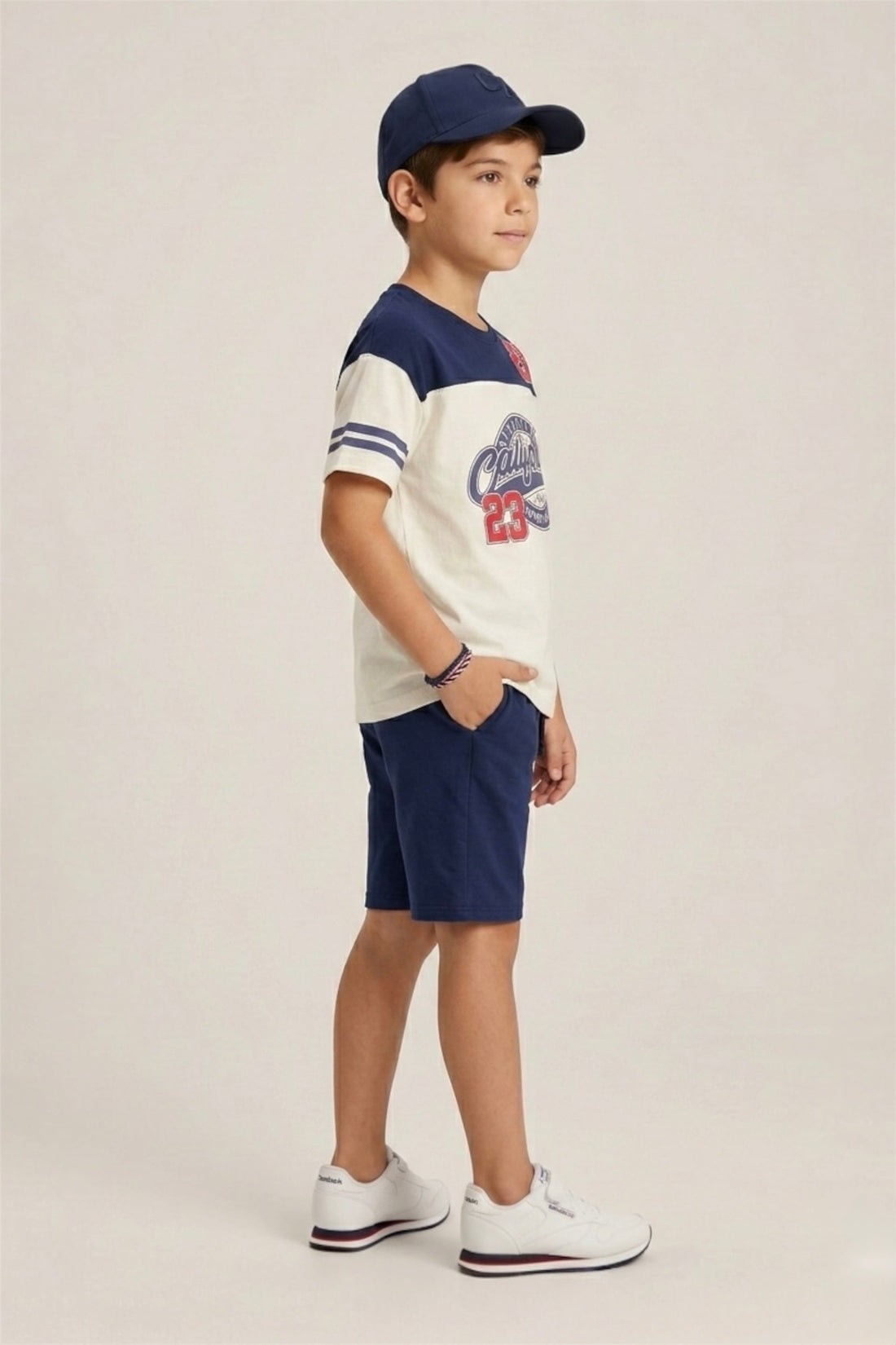 Premium Quality "California' Printed Summer Suit For Boys