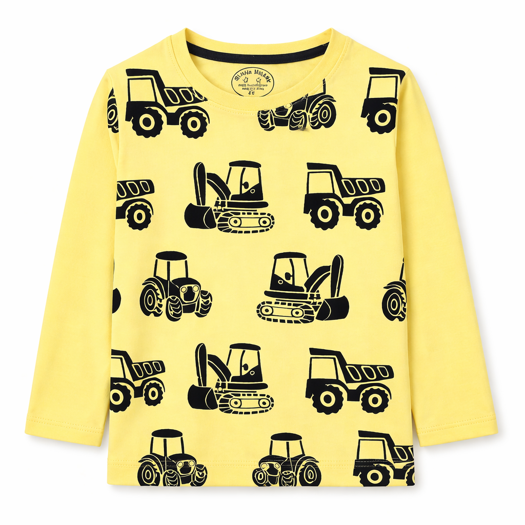 Mellow Lemon Tractor Summer Coord Set (2-Piece)