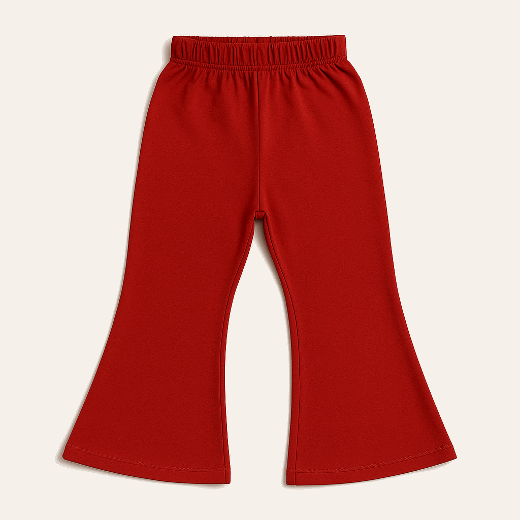Stylish Girls Red Flapper Pants – Tari Cotton Trouser (16–38)